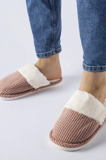 Pantofole calde rosa Frappier 2