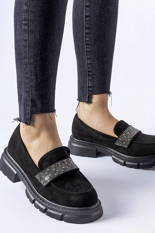 Scarpe Nicholls in suede sintetico nere