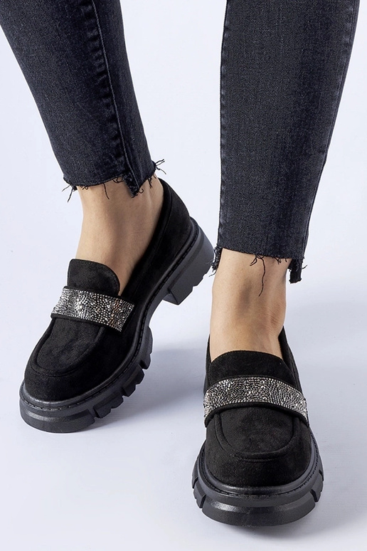 Scarpe Nicholls in suede sintetico nere