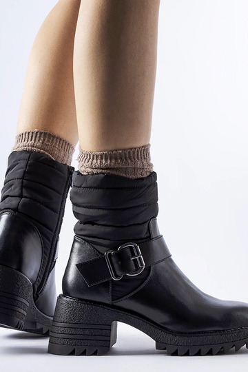 Stivaletti neri caldi con...