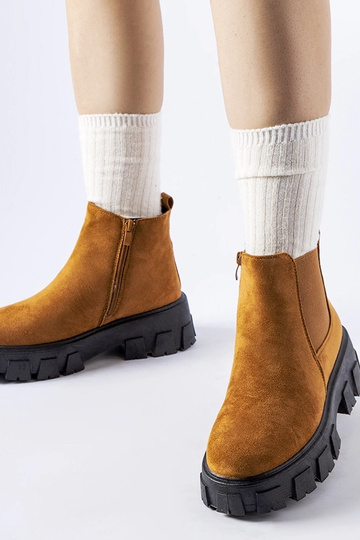 Scarpe basse marroni con...