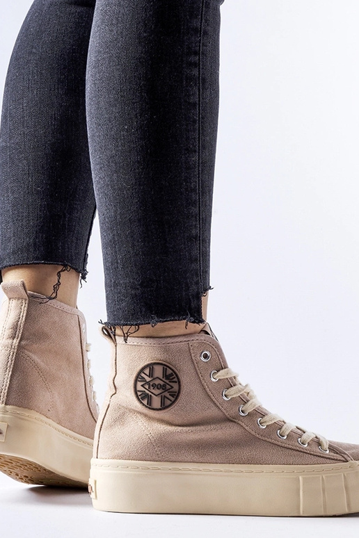 Scarpe da ginnastica Lee Cooper beige...