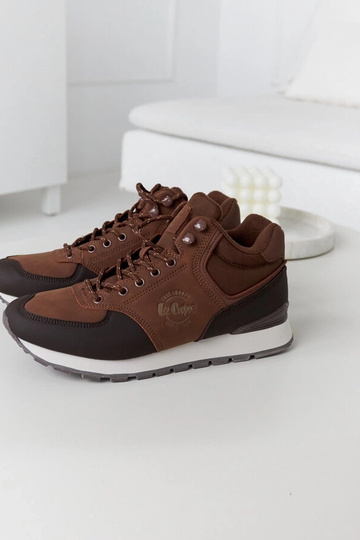 Scarpe da ginnastica Lee Cooper marroni LCJ-23-31-3059M