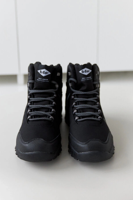 Scarponi da trekking neri imbottiti...