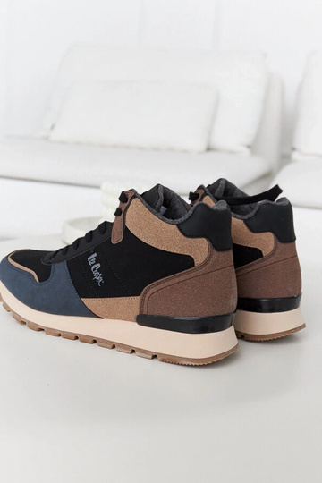 Sneakers blu e marroni LCJ-23-31-3065M 2