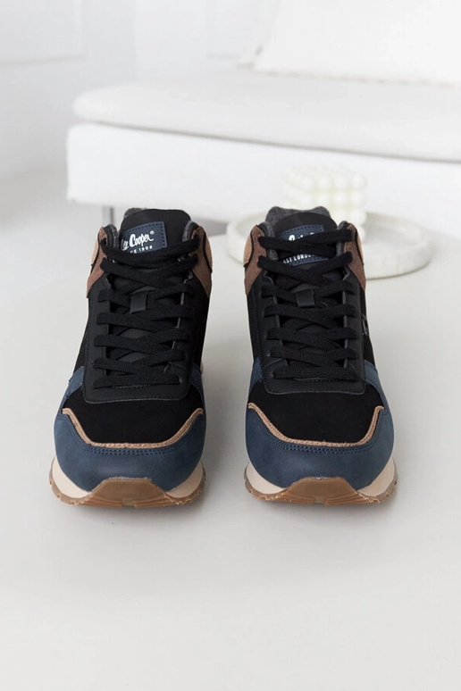 Sneakers blu e marroni LCJ-23-31-3065M