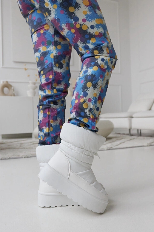 Stivali bianchi invernali con...