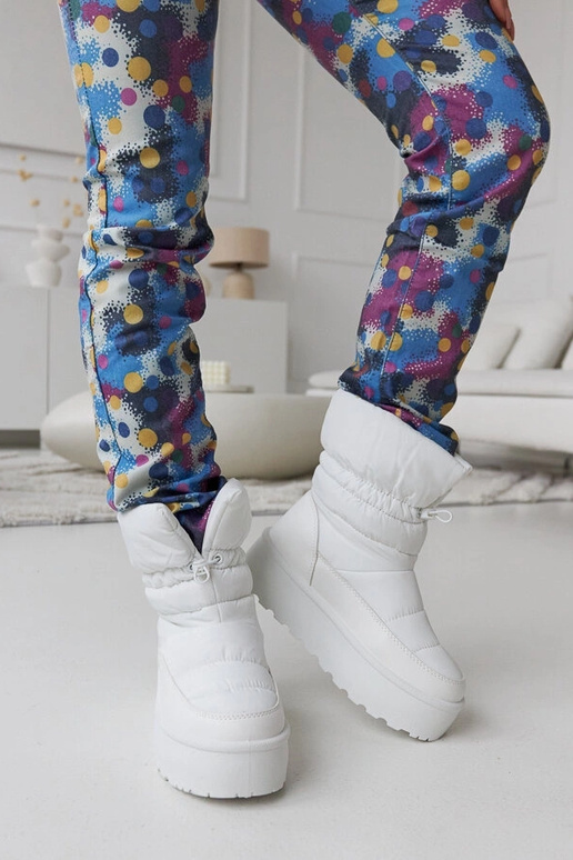 Stivali bianchi invernali con...