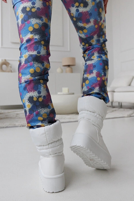 Stivali bianchi invernali con...