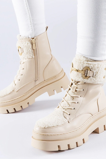 Worker beige invernali con...