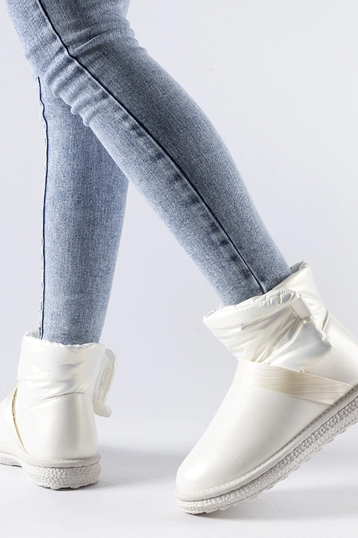 Stivali da neve corti Delaune beige...