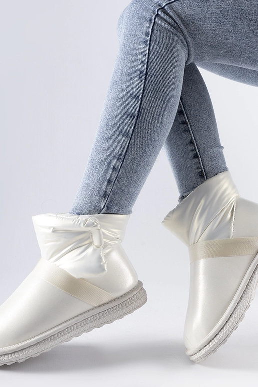 Stivali da neve corti Delaune beige...