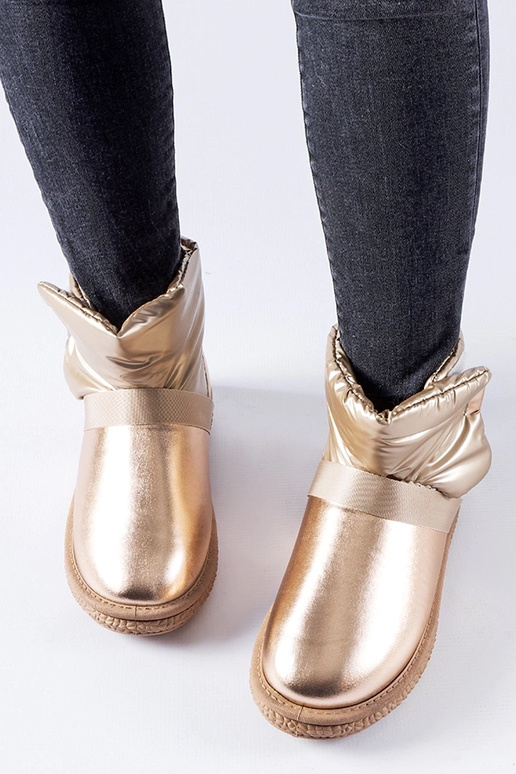 Stivali da neve corti Delaune marroni... Stivali da neve corti Delaune marroni...