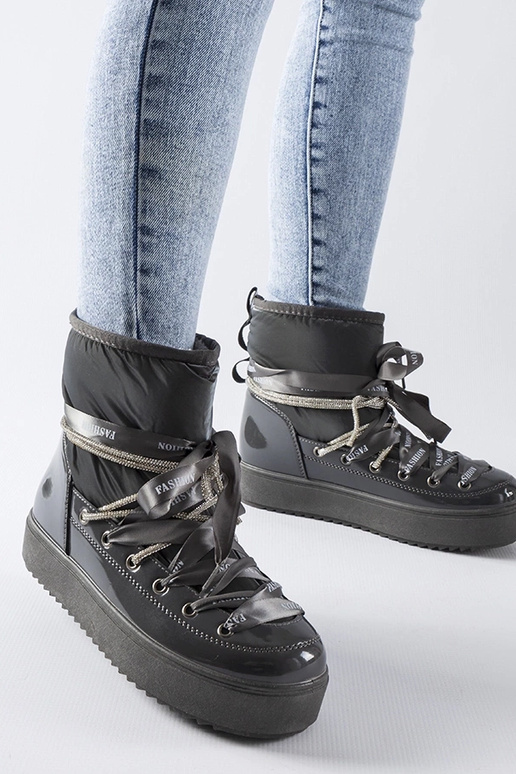 Stivali da neve verniciati con...