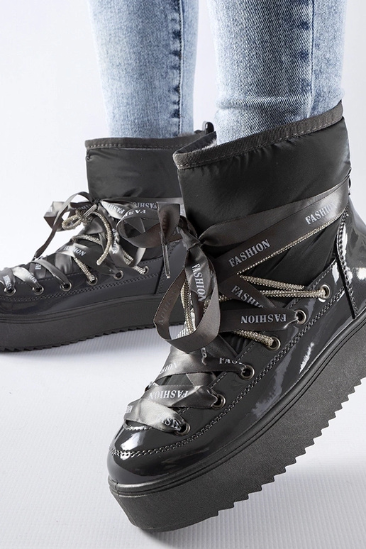 Stivali da neve verniciati con...