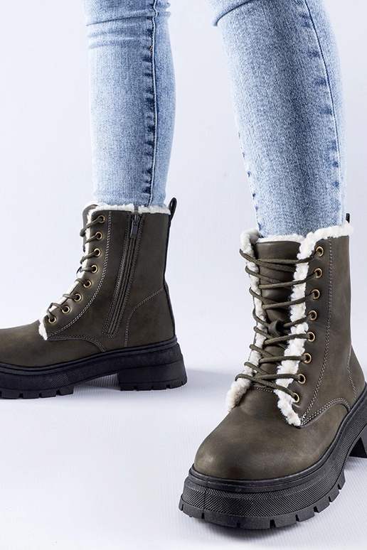 Scarponcini imbottiti Tadasuni verdi