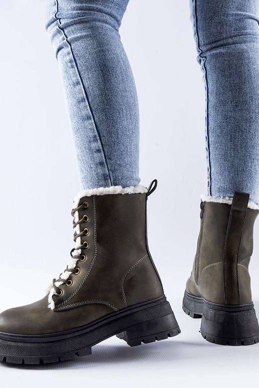 Scarponcini imbottiti Tadasuni verdi