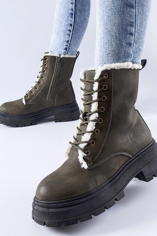 Scarponcini imbottiti Tadasuni verdi