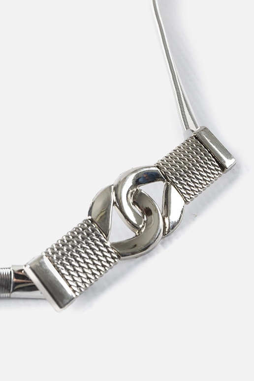 Cintura elastica sottile in argento...