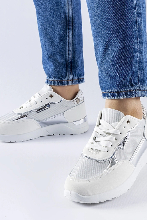 Sneakers Roganzuolo glitter bianche