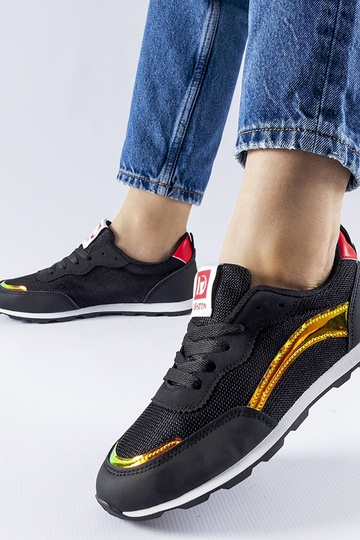 Sneakers sportive nere Caviour