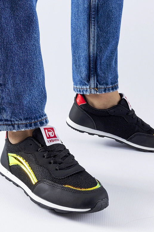 Sneakers sportive nere Caviour