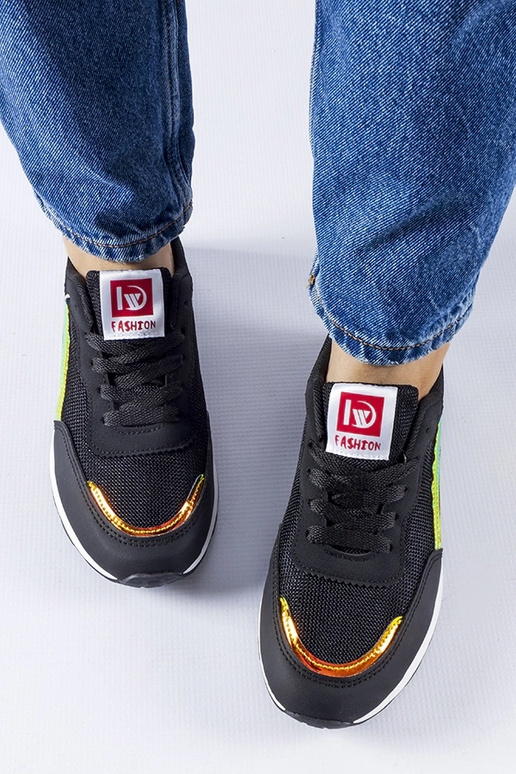 Sneakers sportive nere Caviour