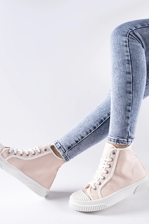 Sneakers alte rosa Pozzuolo