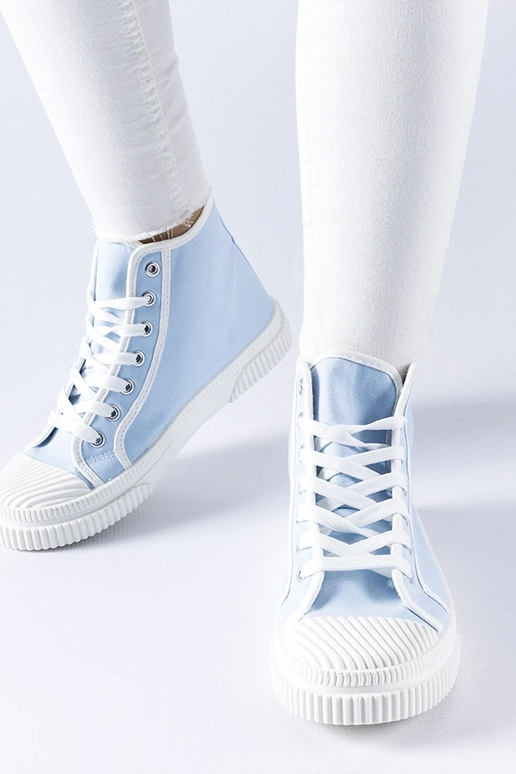 Scarpe da ginnastica blu alte Pozzuolo