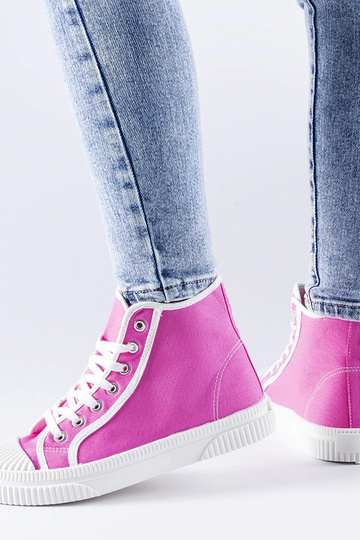 Sneakers alte rosa scuro Pozzuolo