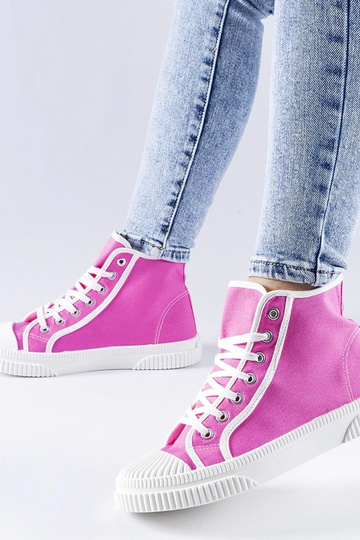 Sneakers alte rosa scuro Pozzuolo 2