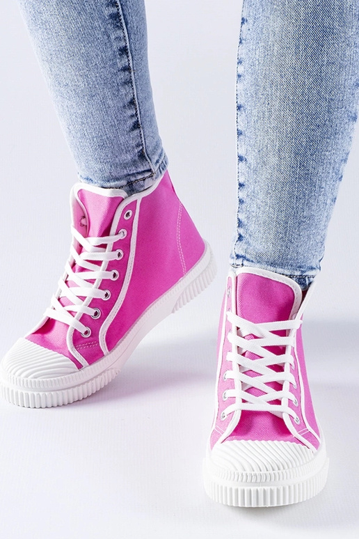 Sneakers alte rosa scuro Pozzuolo