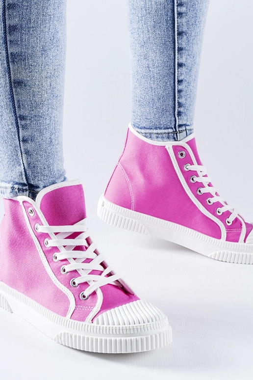 Sneakers alte rosa scuro Pozzuolo