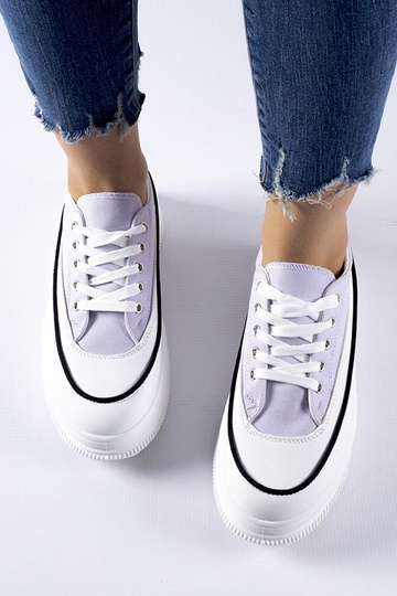 Scarpe da ginnastica viola con piattaforma Plesio 2