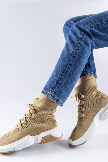 Sneakers alte beige scuro Sanschagrin 2