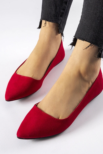 Ballerine rosse a punta Riv
