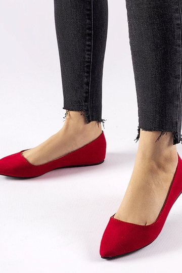 Ballerine rosse a punta Riv 2