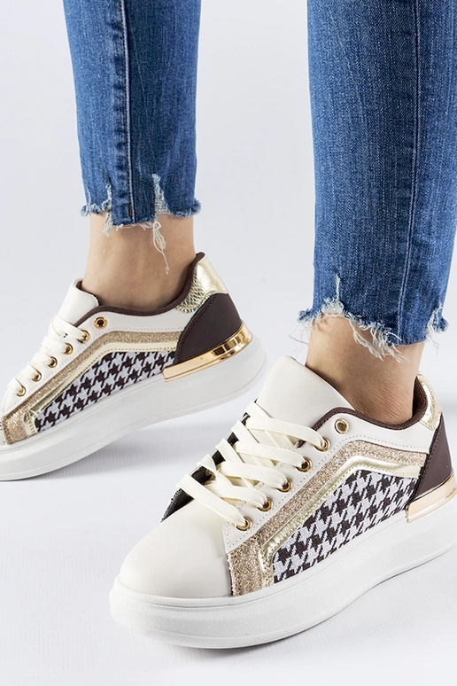Sneakers Briercliff marroni e beige...