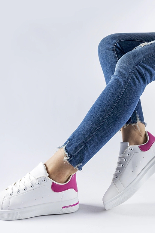Sneakers Leland bianche e rosa