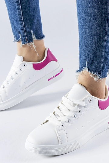 Sneakers Leland bianche e rosa 2