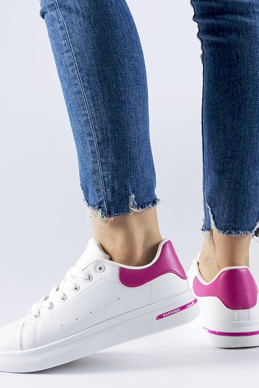 Sneakers Leland bianche e rosa