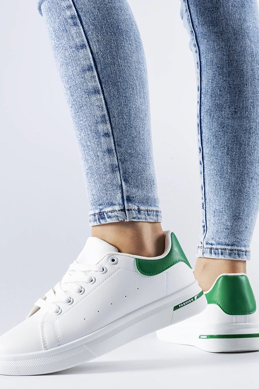 Sneakers Leland bianche e verdi