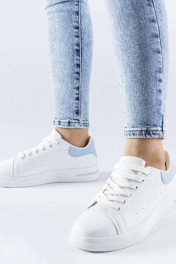 Sneakers Leland blu e bianche 2