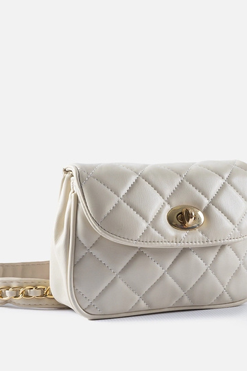 Borsa Mattoon trapuntata beige