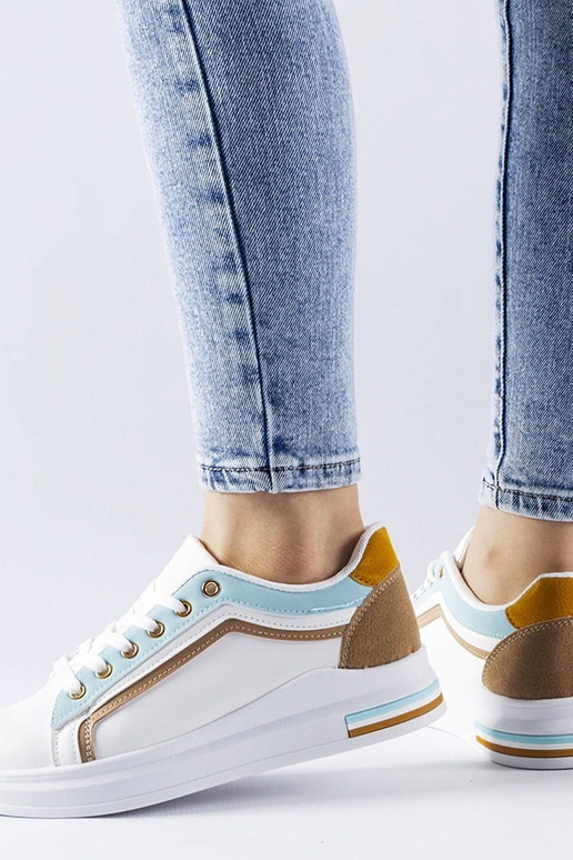 Sneakers bianco-blu Mayfield