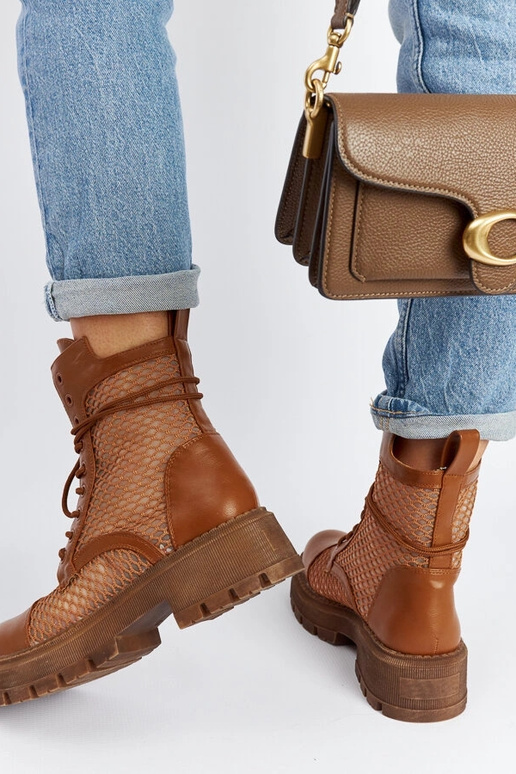 Stivali Waldeck marroni traslucidi