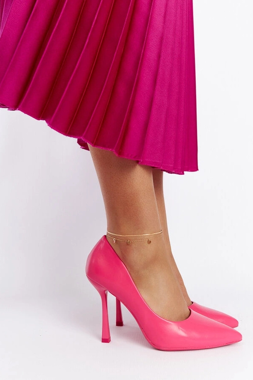 Scarpe con tacco alto rosa Rodney
