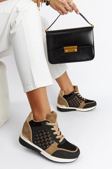 Sneakers con zeppa in...