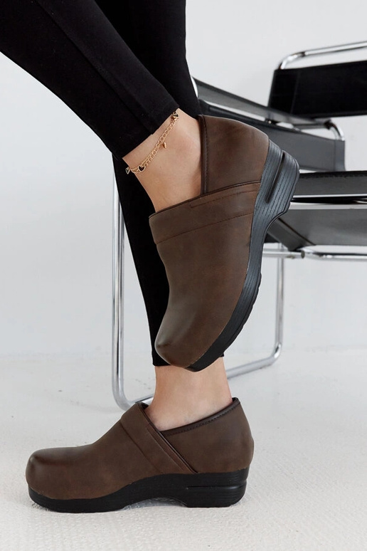 Scarpe con plateau Montoro marroni