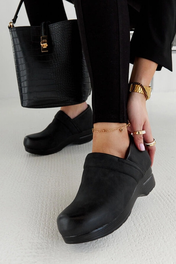 Scarpe con plateau Montoro nere 2